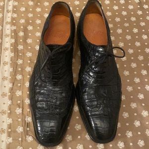 Mezlan Mendoza Exotic Real Crocodile Leather, 9.5